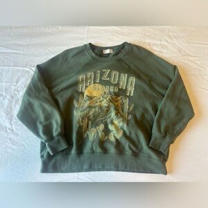 Altard state green Arizona crewneck sweatshirt, size xs
